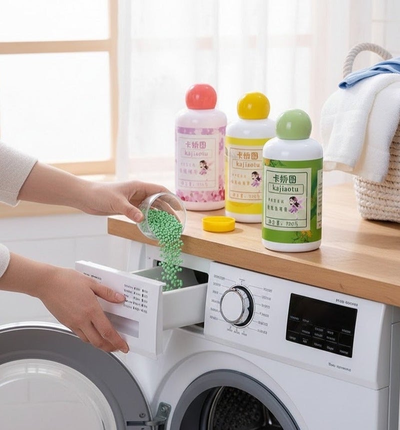 معطر ملابس حبيبات للغسالة – رائحة قوية تدوم طويلًا ونعومة مذهلة لكل غسلة – 220 جم متعدد الروائح والألوان - Image 2